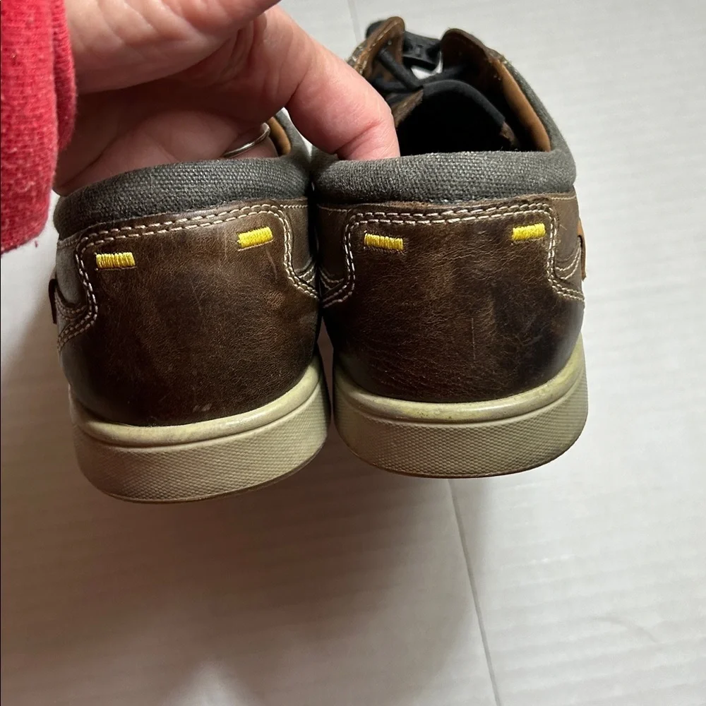KEEN GLENHAVAN LEATHER OXFORD SHOES MENS BROWN SZ 8